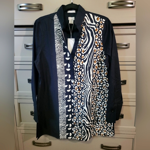 Chico's Travelers long sleeve tunic - Picture 1 of 5